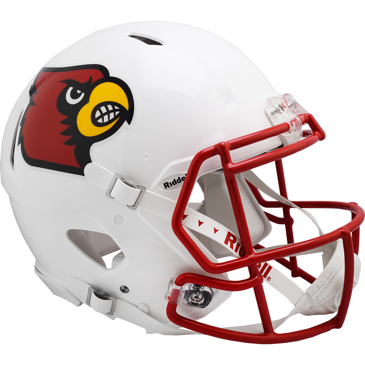 Louisville Cardinals White Speed Authentic Helmet