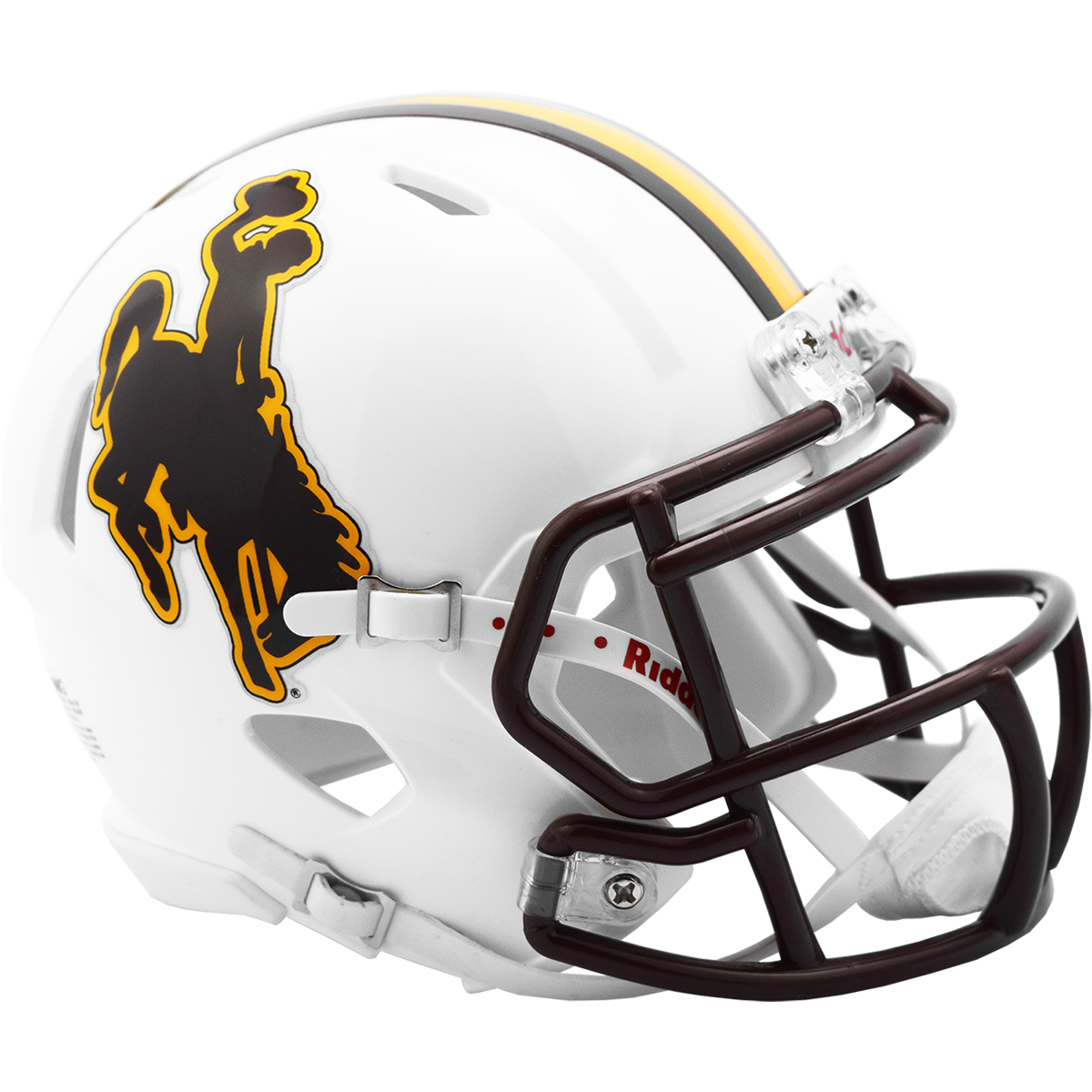 Wyoming Cowboys Riddell Speed Mini Helmet